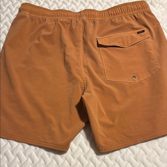 RVCA Orange Hybrid Drawstring Shorts - Like new condition. Great shorts - Picture 5 of 6